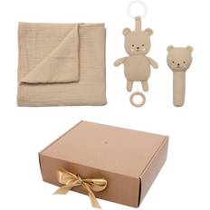 Jabadabado Babynests & Tæpper Jabadabado Bamse Gavesæt Brun