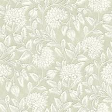 Green Wallpapers Chesapeake Sold by: Brewster Home Fashions, Vadouvan Sage Jacobean Trail Wallpaper