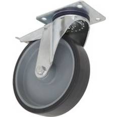 Casters on sale Sealey Medium-Duty Thermoplastic Swivel Castor Wheel with Total Lock Ø75mm Trade