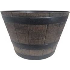Pots, Plants & Cultivation Croft Half Barrel Garden Planter Croft Essentials