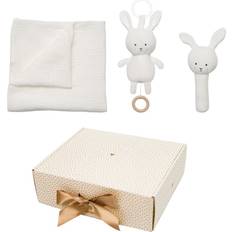 Jabadabado Babytæpper Jabadabado Bunny Gavesæt Hvid