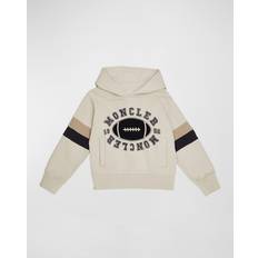 Moncler Oberteile Moncler Sweat À Capuche Football Américain - Beige