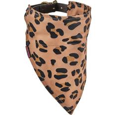 Pets Digby & Fox Leopard Print Dog Bandana Peach