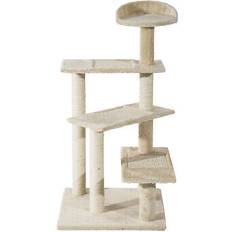 Pets Pawhut tree scratcher climbing post kitten pets