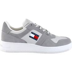 Tommy Hilfiger Grå Sko Tommy Hilfiger basket leather sneakers grå ruskind st