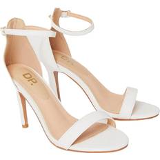 Pelle Sintetica Sandali con tacco Dorothy Perkins Damen, Sandalen, Sandalen Tyla, Weiss