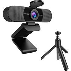 c960 1080p usb webcam web camera with microphone w/ tripod set usb camera Black