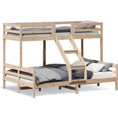 Homie køjeseng 80x200/140x200 massivt fyrretræ Sengeramme