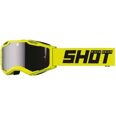 Shot Crossbriller Assault 2.0 Solid Neon Yellow Glossy - Silver Iridium Lens
