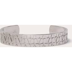 Palladium Bracelets Valentino Garavani Iconographe Metal Bracelet - Gray