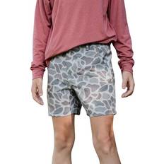 UV Protection Pants Burlebo Kid's Everyday Chino Shorts - Classic Deer Camo