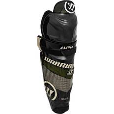 Målmandsudstyr Warrior Junior Alpha Lite Shin Guard, 14, Black