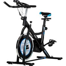 Fitness Machines Homcom 8kg Flywheel Stationary Exercise Bike Black