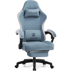 GTPLAYER Adjustable Seat Height - Adult Gaming Chairs GTPLAYER WMT Footrest Series LR002 Black