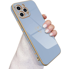 Weleda Qltypri compatible with iphone 15 pro max case luxury plating love heart phone c