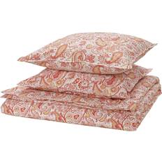 IKEA RODGERSIA 2 örngott Påslakan Vit, Rosa (240x220cm)