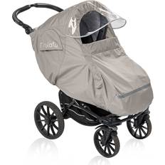 Tinkafu Barnvagnsskydd Tinkafu Rain Cover with Visor Magic Print Beige