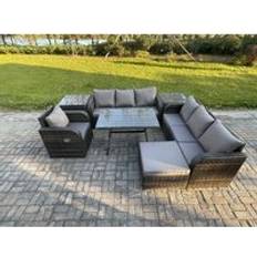 Garden & Outdoor Furniture Fimous Outdoor Lounge Patio Dining Set