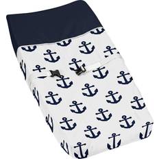 Navy Blue White Anchors Boy Girl Baby Nursery Chang