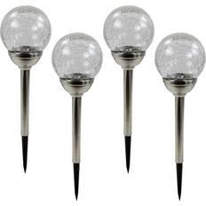 Garden Decorations on sale Alpine Corporation 4pk Glass Ball Stake Solar