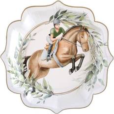 Santex Horse riding paper plates horse party paper plates 21cm pony show jumping x 10