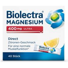 Magnesium 400mg Biolectra Magnesium Ultra Direct Lemon 400mg 40 stk