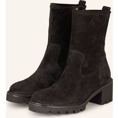 Paul Green Dame Støvler Paul Green Uld Stilfuld Boot Med Profiel Design - Sort