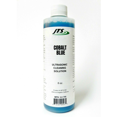 Blue Cleaning Machines JTS Ultrasonic Cleaner Solution Cobalt Blue 8 OZ. Jewelry