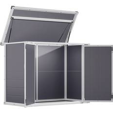 Fairmont Park 4 ft. 5 W 2 ft. 3 Plastic Pent Garage Shed 109.7 H 139.0 W 70.6 D cm
