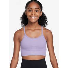 Purple Bralettes Children's Clothing Nike Girls' Indy Sports Bra Hydrangeas/Hydrangeas