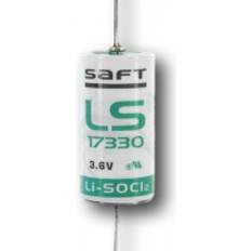Saft LS17330-CNA batteri med axiella lödflikar