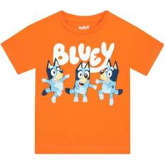 Bluey Dancing T-shirt Orange 18-24