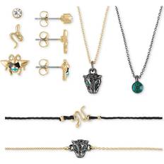 Silver - Women Jewelry Sets Rachel Roy Animal Stud Earrings Pendant Necklace & Bracelet Set - Gold/Silver/Multicolor