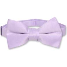 Ties & Bow Ties Vesuvio Napoli BOY'S BOWTIE Solid LAVENDER PURPLE Color Youth Bow Tie