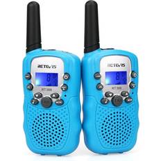 Walkie Talkies Retevis RT388 Kids Walkie Talkie PMR446 8 Channels Flashlight VOX 10 Call Tones Childrens Walkie Talkie Boys Girls Garden Toys Kids Walkie Talkie