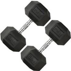 NORTHERN Hex Dumbbells Set Weight Exercise Fitness Workout Gym Pairs 12.5kg