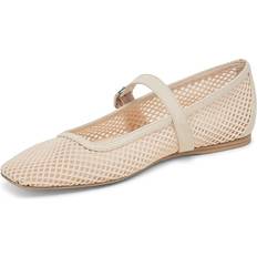 Beige Ballerines Dolce Vita Rodni Mesh Mary Jane Flats - Women's