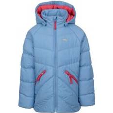 Reflectors Jackets Trespass Annah Padded Jacket Blue 7-8 Years