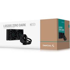 DeepCool AM5 CPU vattenkylare DeepCool LS520S Zero Dark 2x120mm