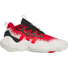 Textile - Women Basketball Shoes adidas Trae Young 3 - Off White/Vivid Red/Core Black