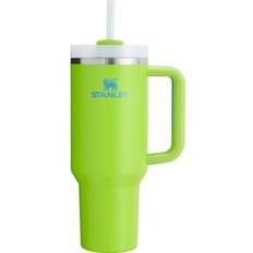 Stanley Quencher H2.0 FlowState Heat Wave Collection Bright Lime Travel Mug 40fl oz