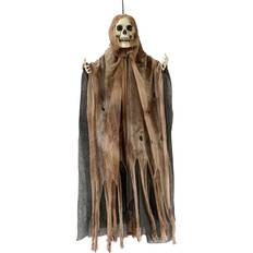 Alter Geist Halloween-Hängedeko Skelett schwarz-weiss 64x56x1,5cm