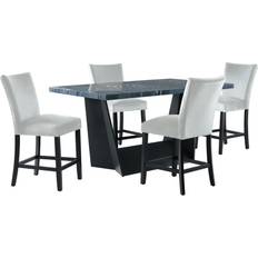 Marbles Dining Sets Picket House Furnishings Dillon Gray Dining Set 42x70" 5