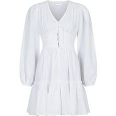 Neo Noir Rihana Linen Dress - White