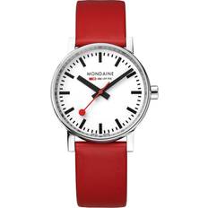 Mondaine Unisex Wrist Watches Mondaine classic wrist 1 3/8in mse.35110.lcv leather