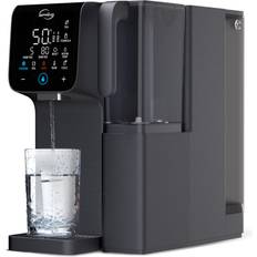 Water iSpring Water Systems RCD100HCG Hot & Cold Reverse Osmosis Countertop, Alkaline RO Dispenser Black 16.7 In. L X 9.2 In. W X 16.3 In. H