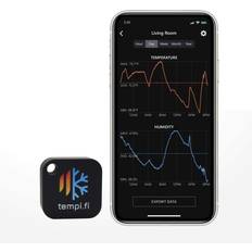 Thermometers & Weather Stations tempi.fi Mini Wireless Temperature Humidity Sensor Developed 24/7