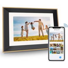 Black Digital Photo Frames Eco4life Wi-Fi Digital Photo Frame 10.1 Inch