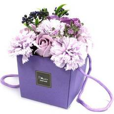 Ancient Wisdom Luxury soap flower bouquet lavender rose & carnation soap flowers gift