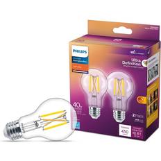 Light Bulbs Philips UltraDef LED 40W Clear Soft White A19 2P